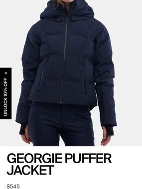 Halfdays Georgie Puffer Jacket - Navy